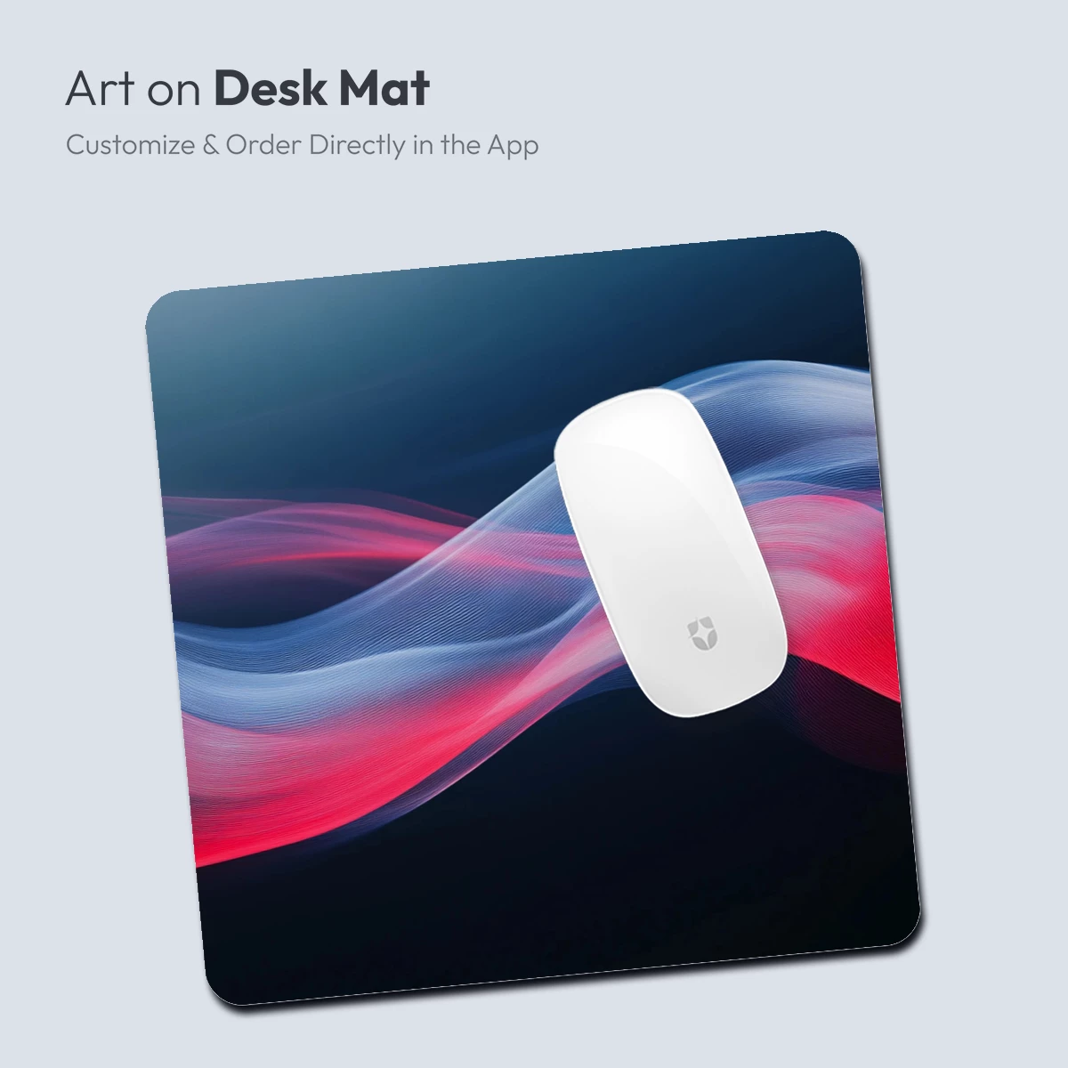 Ethereal Wave Symphony: Red and Blue Abstract Flow - Image 4