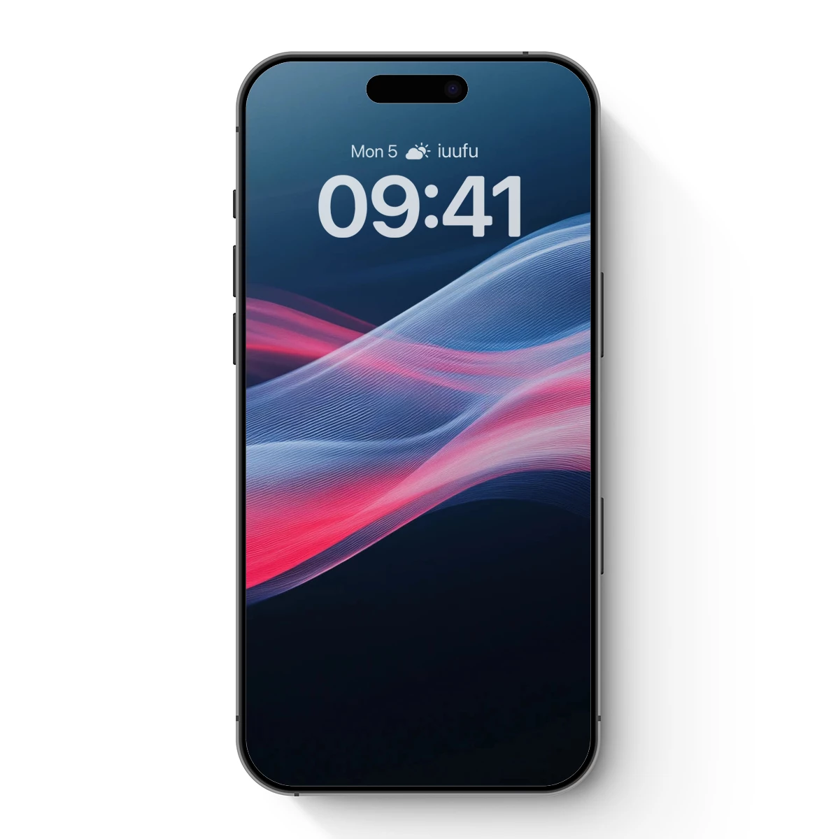 Ethereal Wave Symphony: Red and Blue Abstract Flow