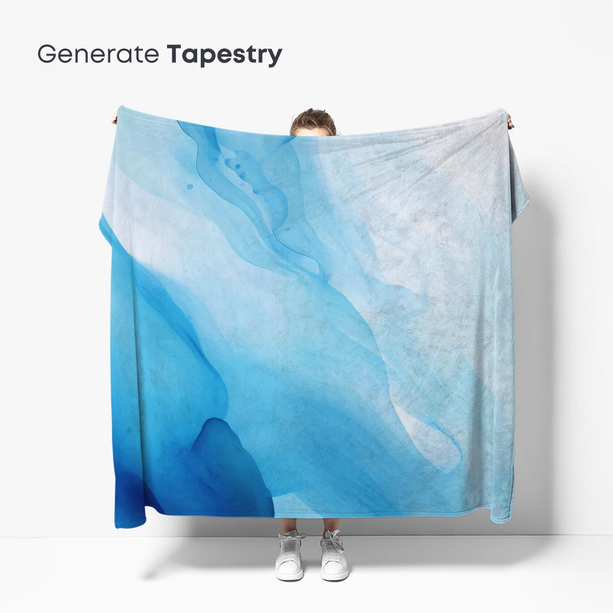 Ethereal Blue Swirls: A Dance of Liquid Light - Image 5