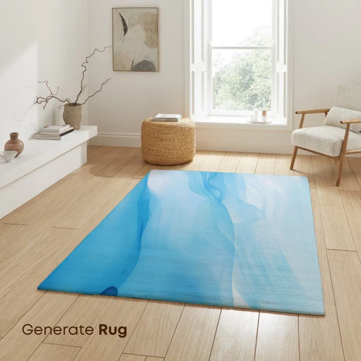 Ethereal Blue Swirls: A Dance of Liquid Light - Image 6