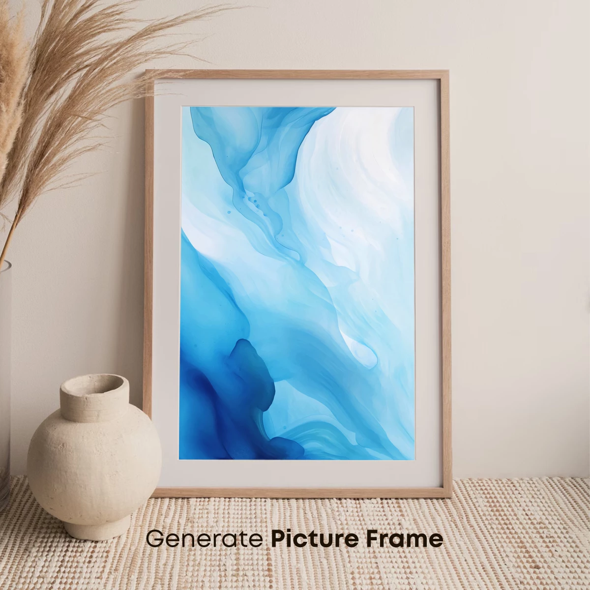 Ethereal Blue Swirls: A Dance of Liquid Light - Image 7