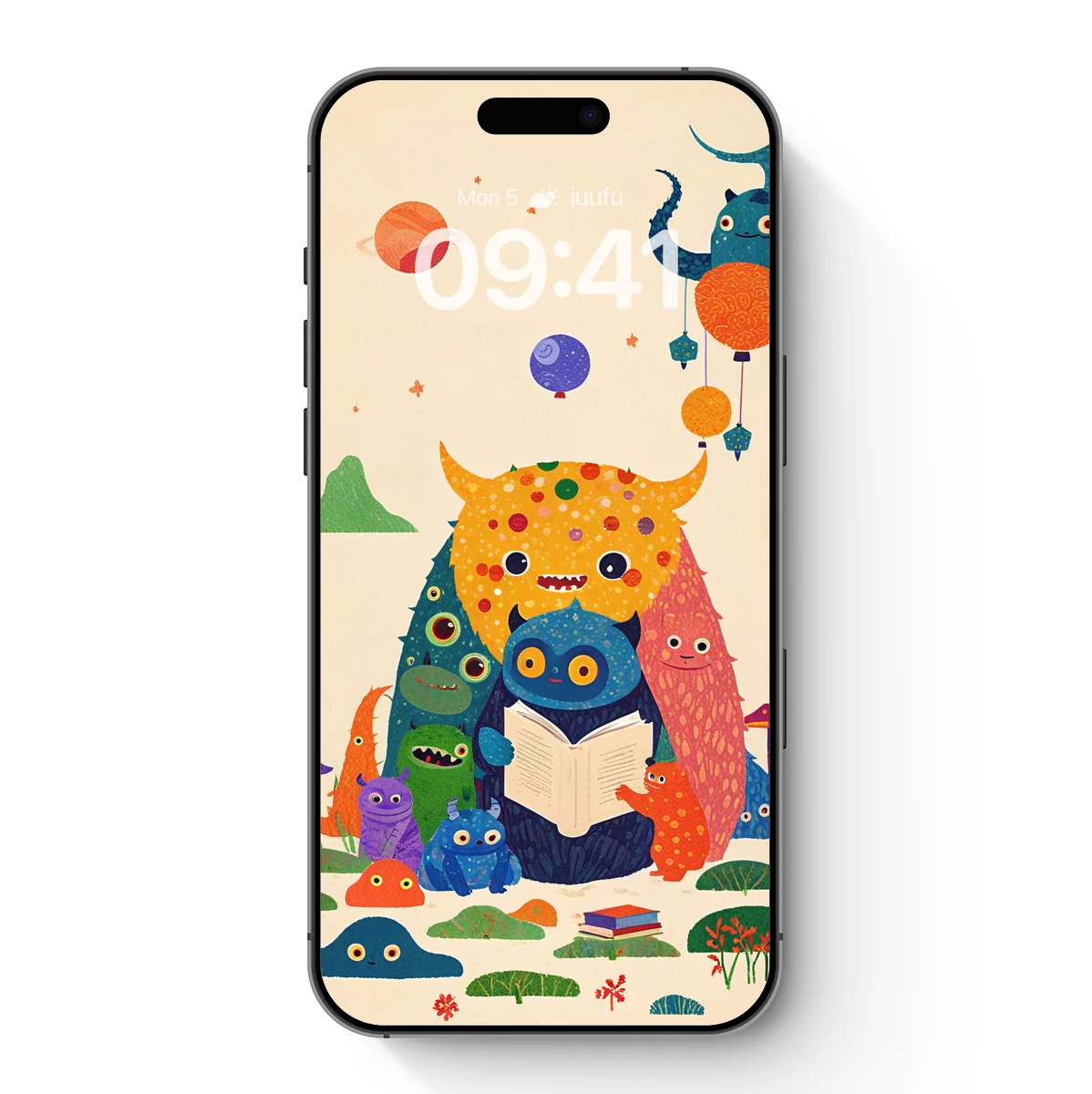 Cosmic Storytime: Monsters Reading Under Planetary Lights