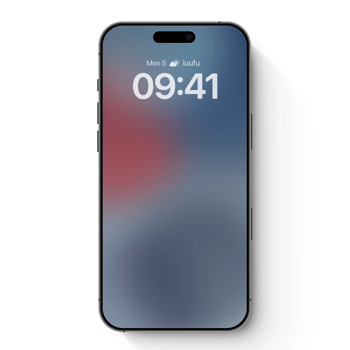 Gradient Serenity: Blue and Red Fusion