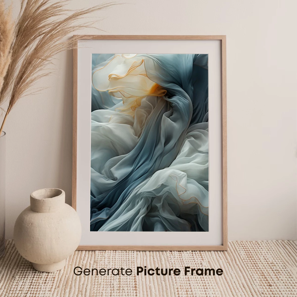 Ethereal Silk Symphony: Flowing Fabric in Dreamlike Hues - Image 7