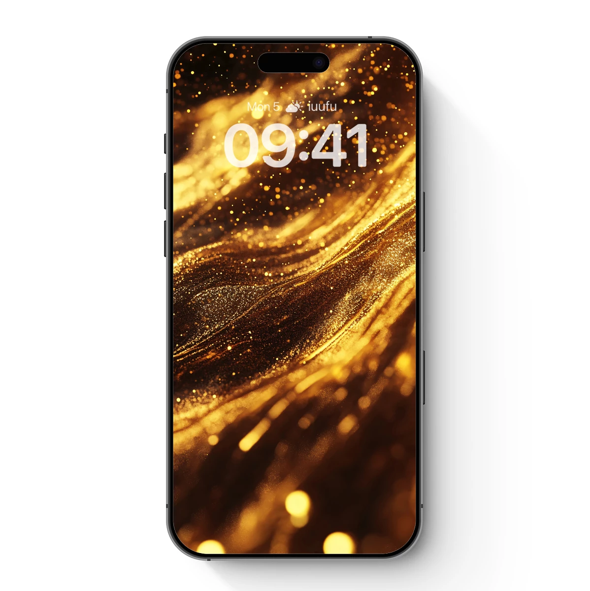 Golden Swirls of Elegance: Luxe Abstract Art