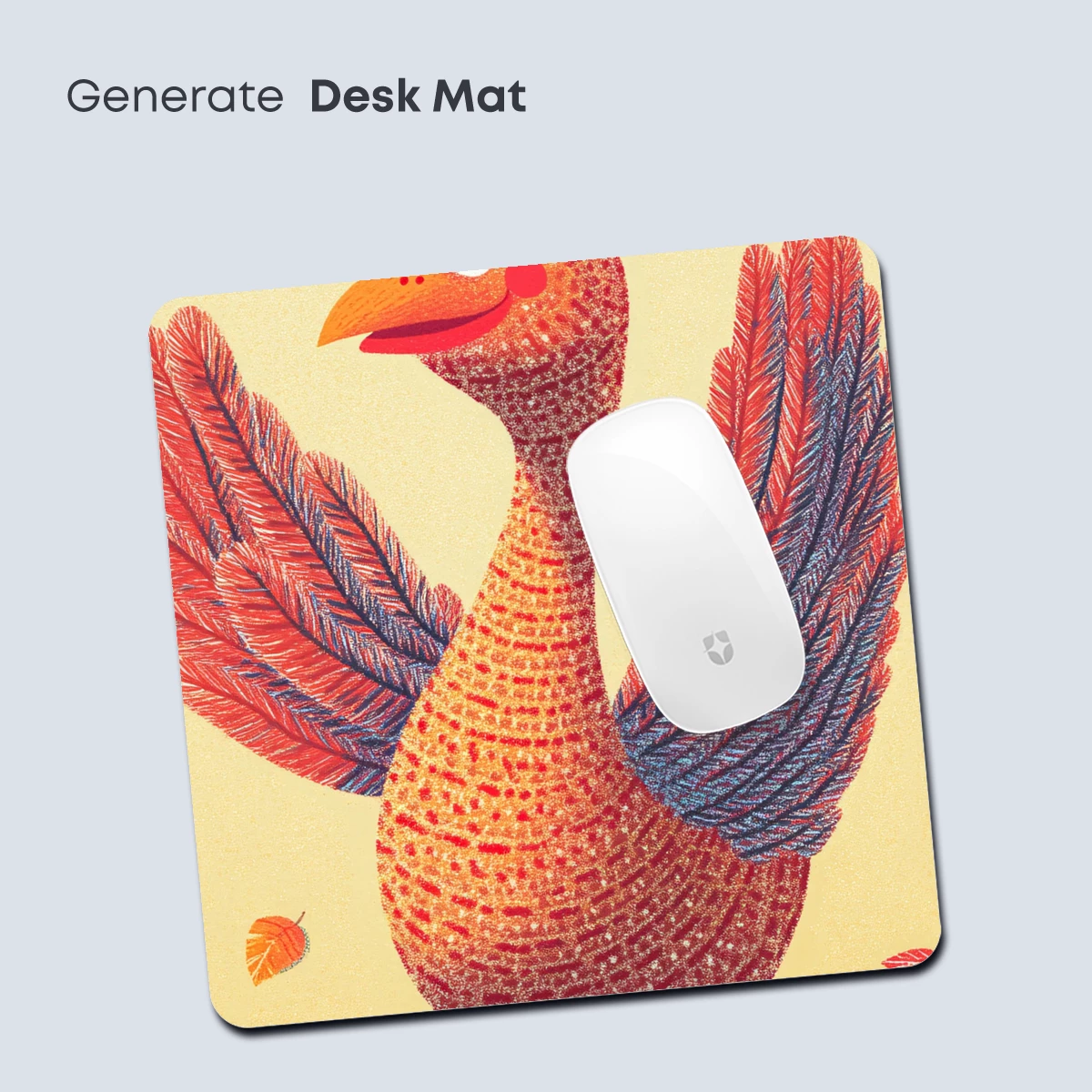 Autumnal Rooster: Festive Feathers and Pumpkin Patch - Image 4