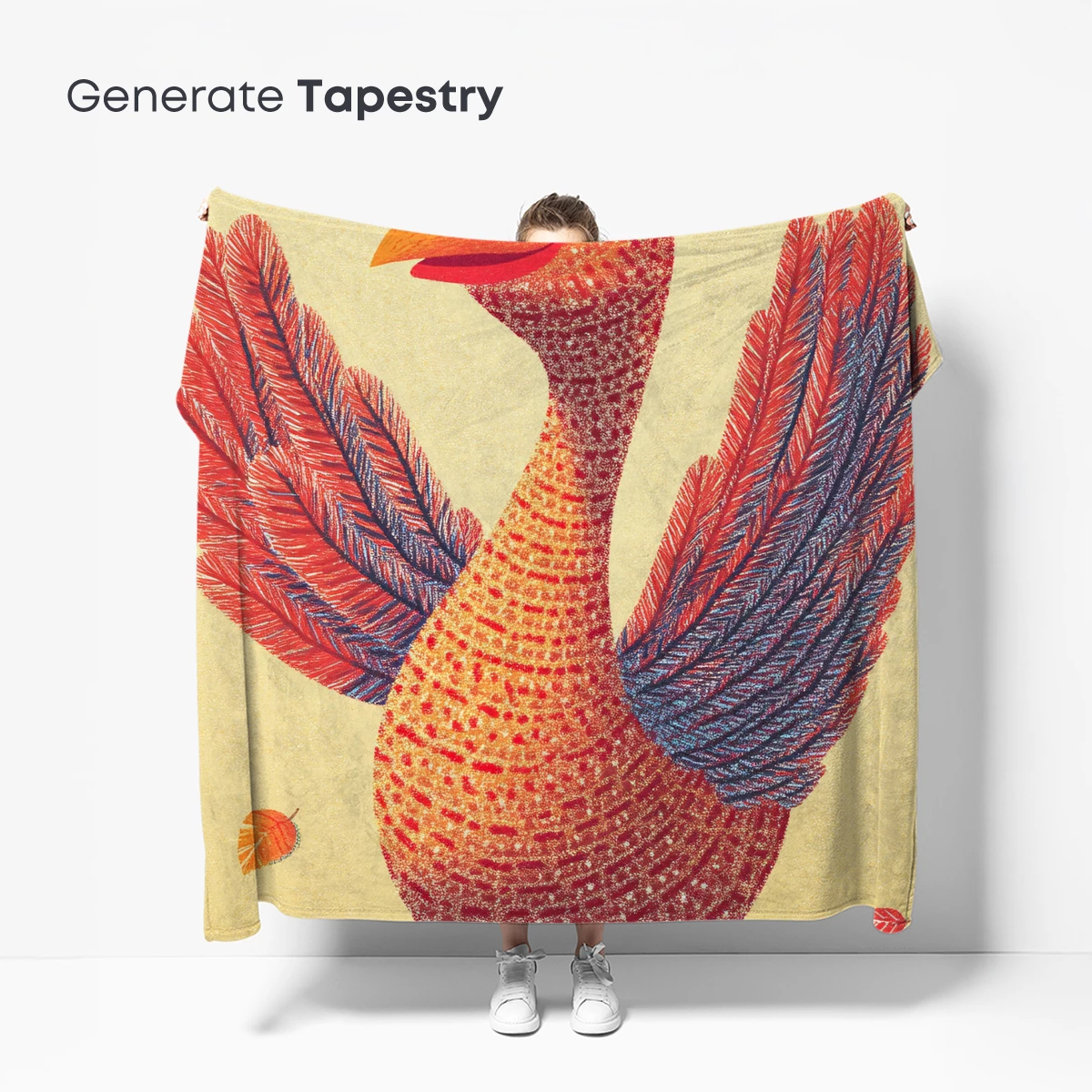 Autumnal Rooster: Festive Feathers and Pumpkin Patch - Image 5