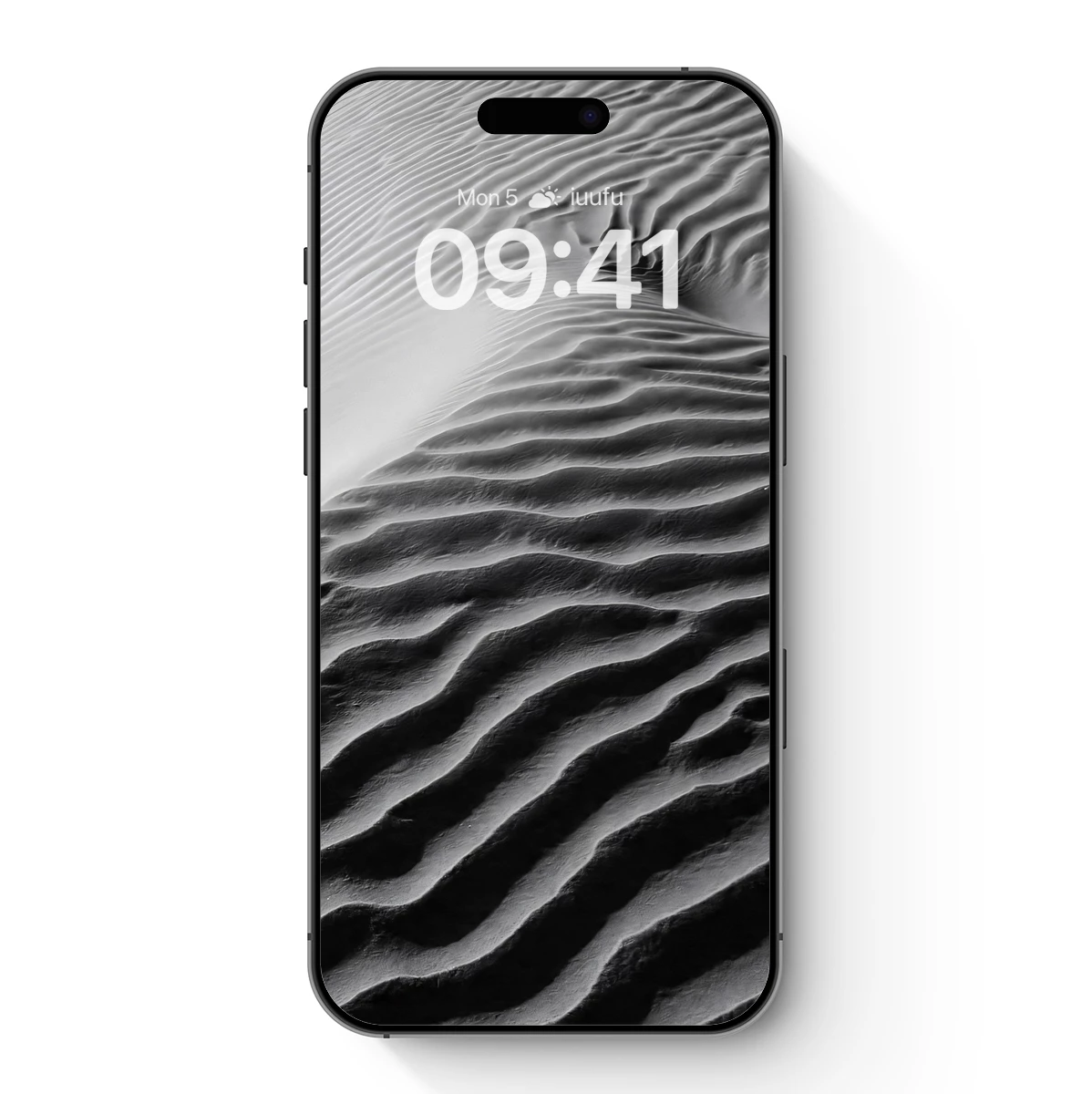 Desert Ripples: Monochrome Elegance