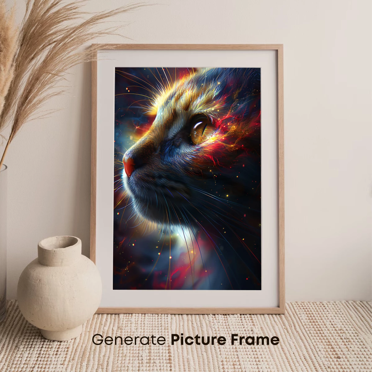 Cosmic Cat: A Galaxy-Eyed Feline Odyssey - Image 7