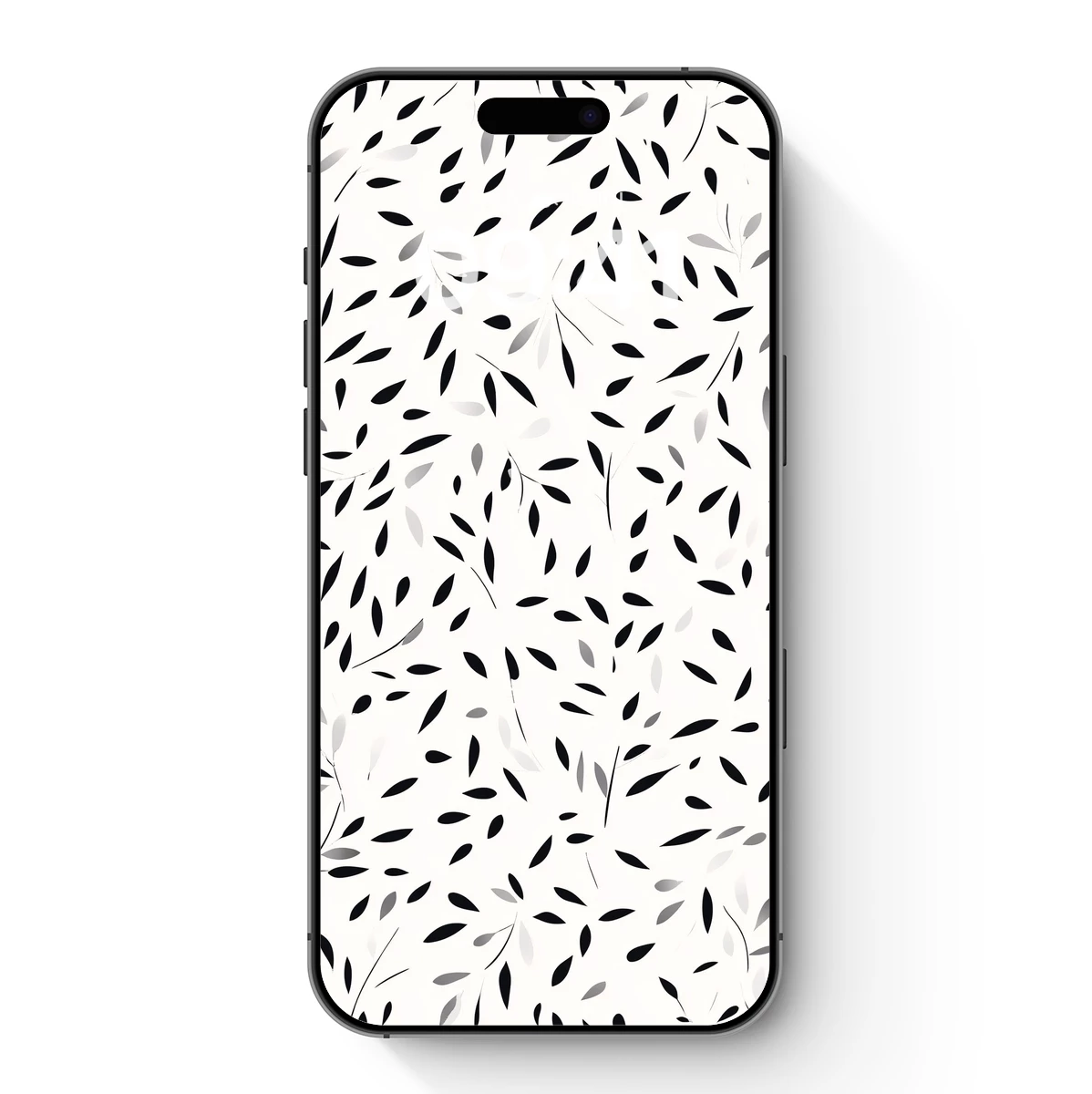 Elegant Leaf Whispers: Monochrome Botanical Art