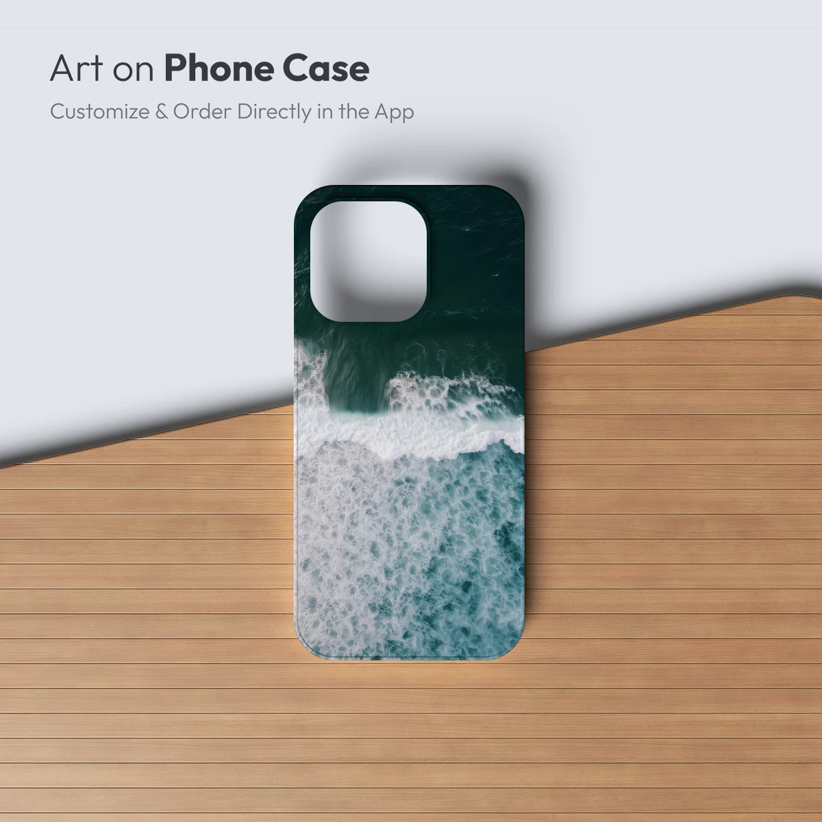 Aerial Ocean Symphony: Turquoise Waves Clash - Image 3