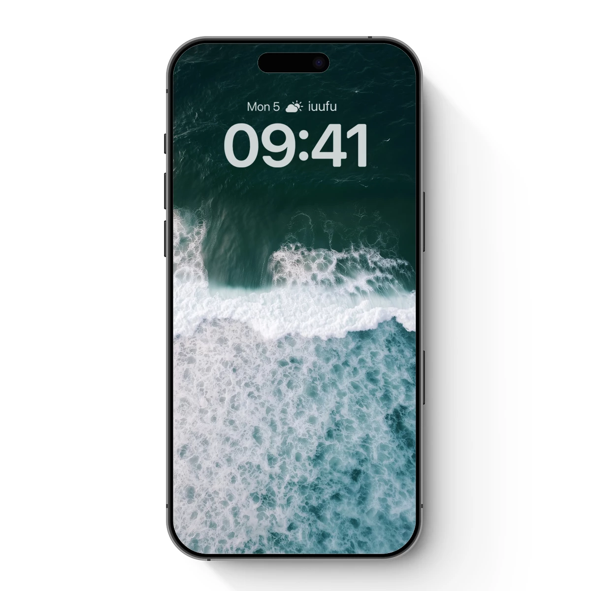 Aerial Ocean Symphony: Turquoise Waves Clash