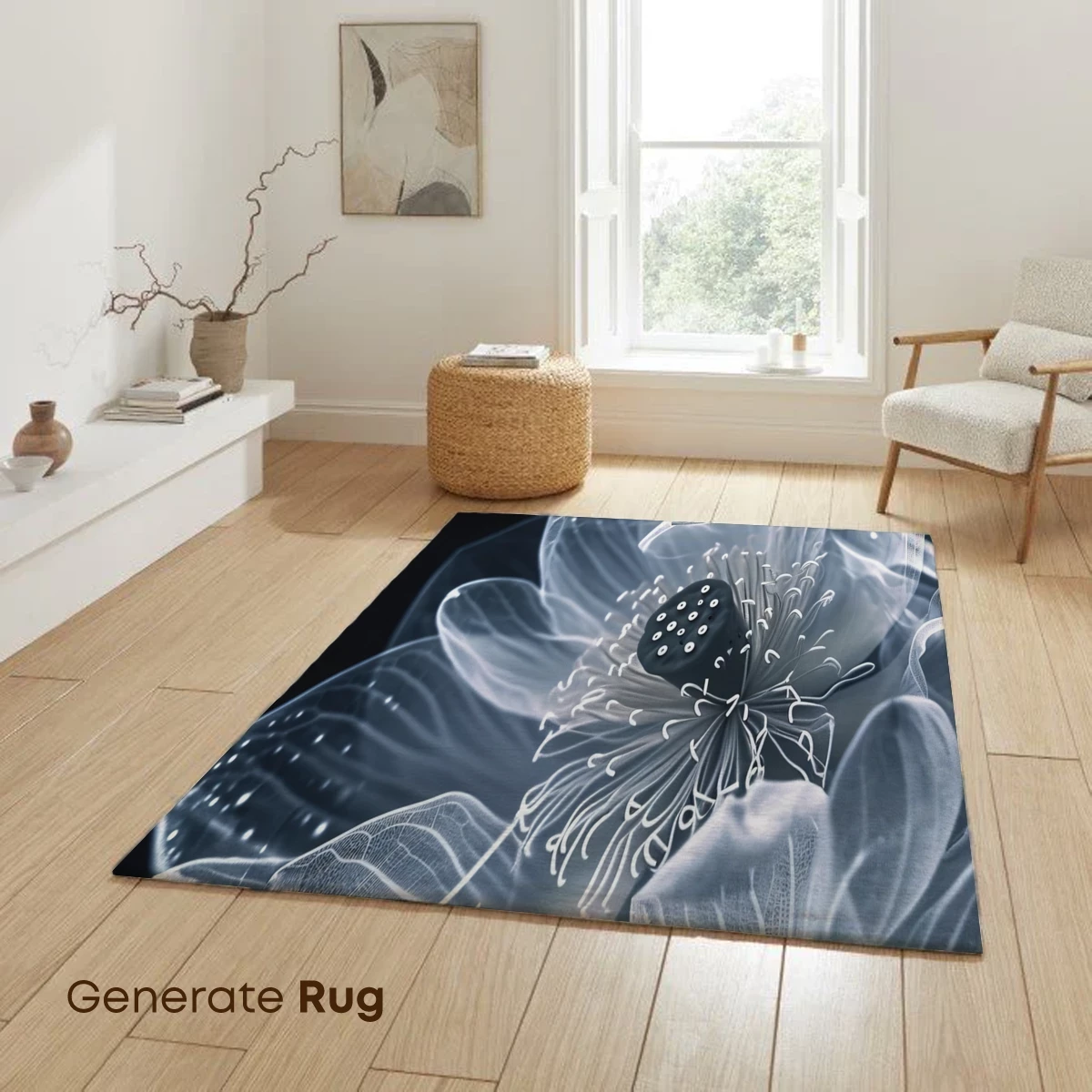 Ethereal Lotus Bloom: X-Ray Vision Artistry - Image 6