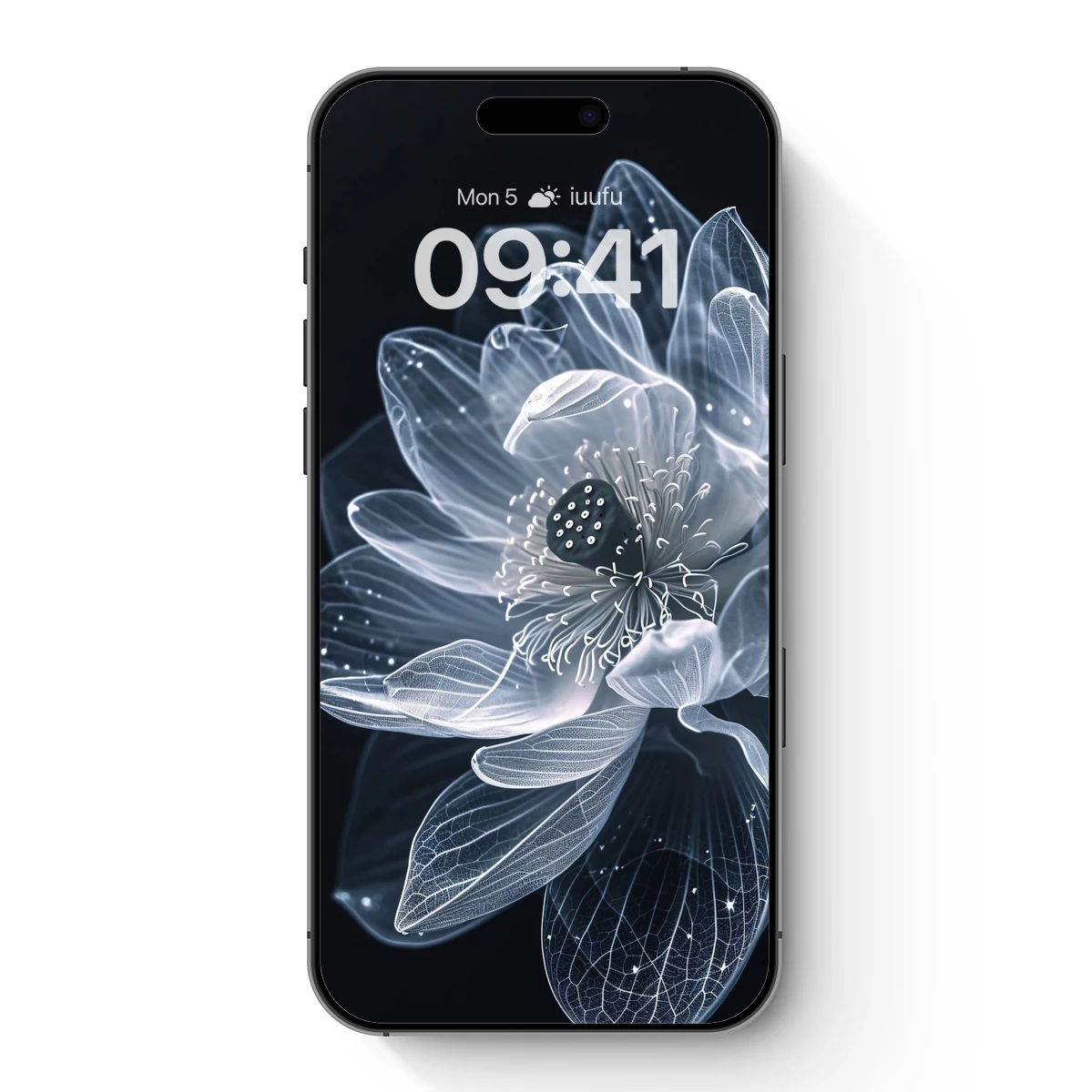 Ethereal Lotus Bloom: X-Ray Vision Artistry