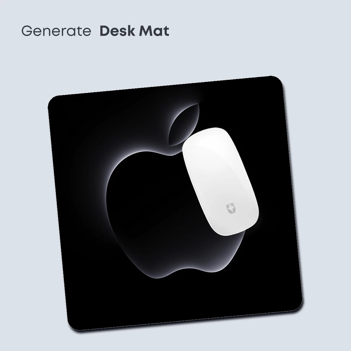 Ethereal Apple Silhouette: Neon Glow in Darkness - Image 4