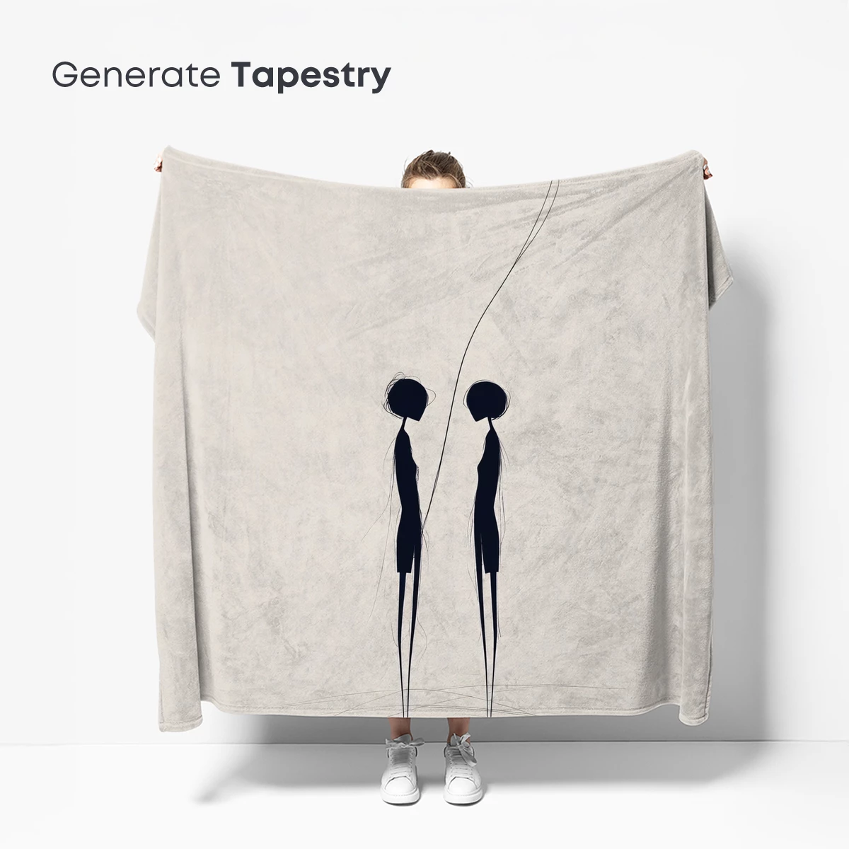 Ethereal Figures in Minimalist Harmony - Image 5