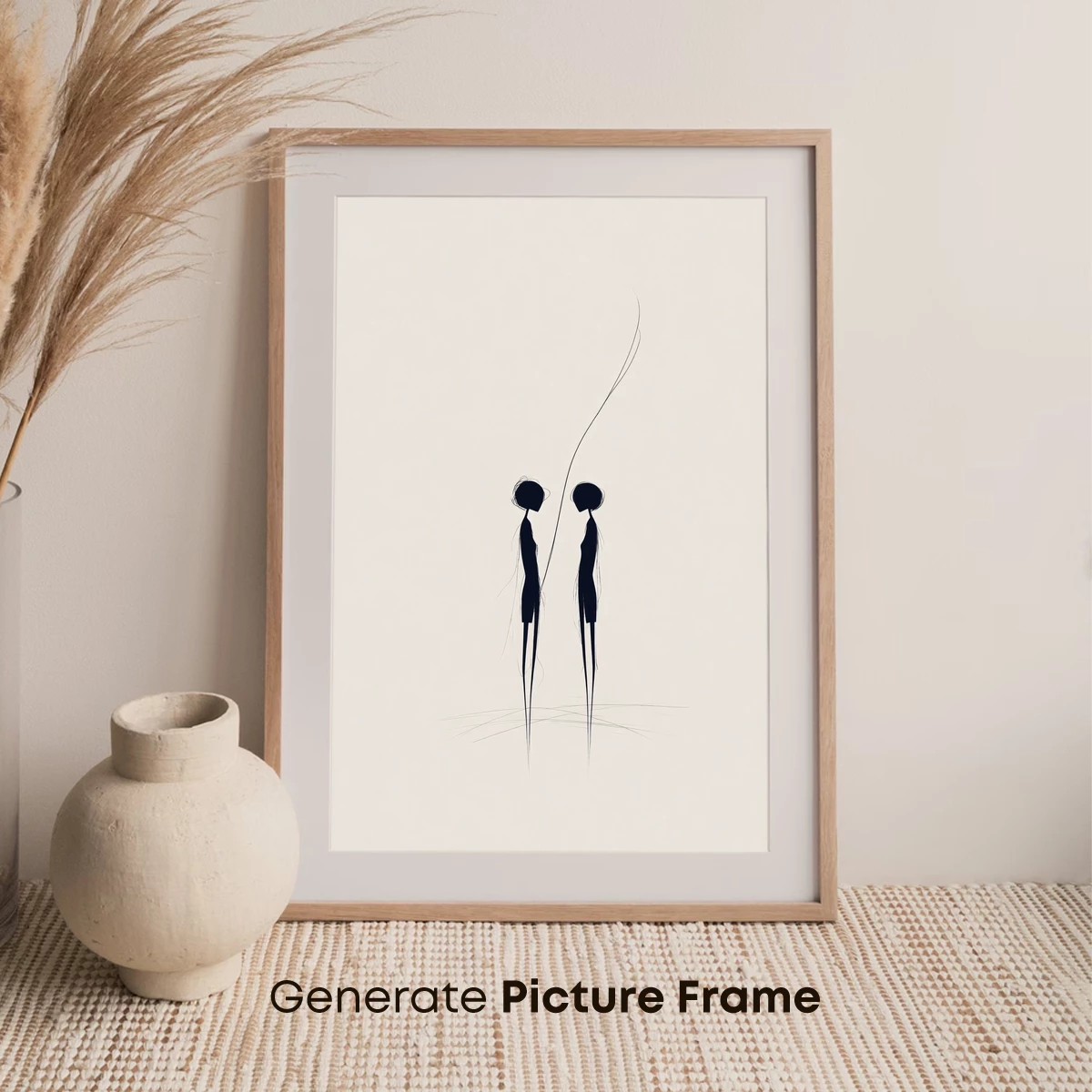 Ethereal Figures in Minimalist Harmony - Image 7