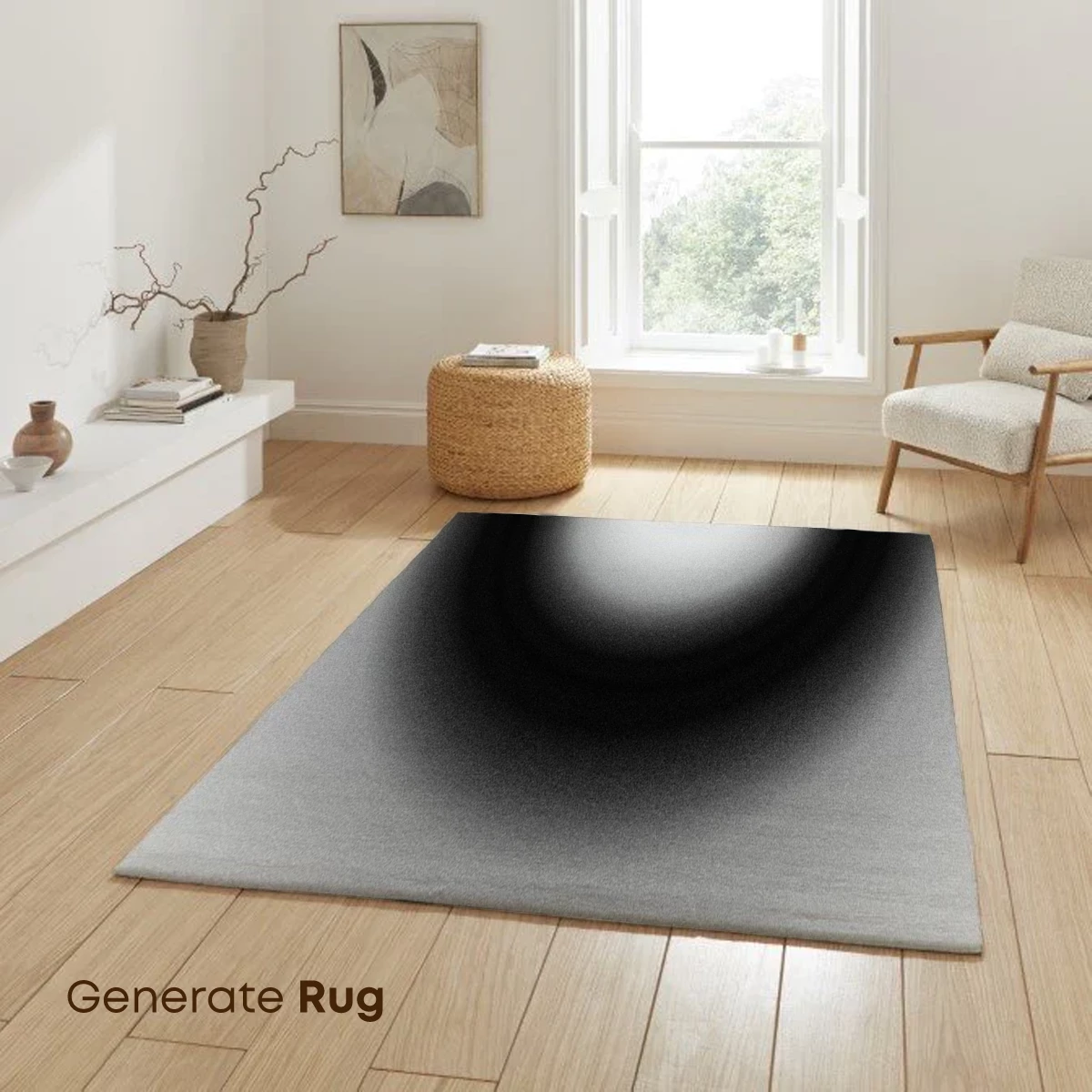 Eclipse of Light: Abstract Grayscale Circles - Image 6