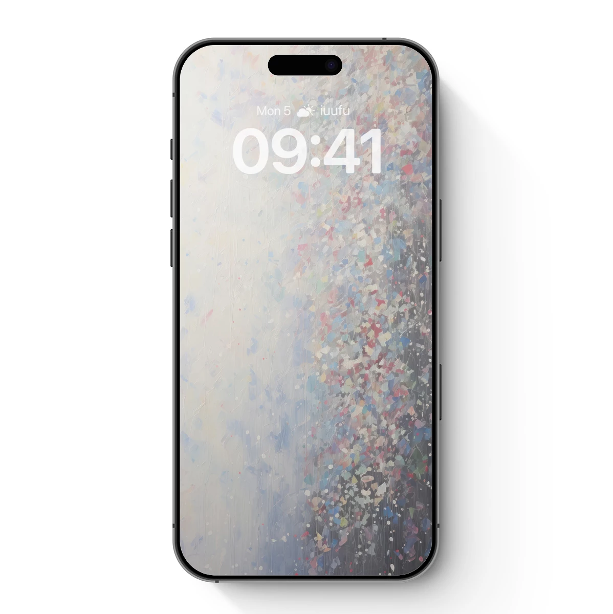 Confetti Cascade: Abstract Festivity in Motion