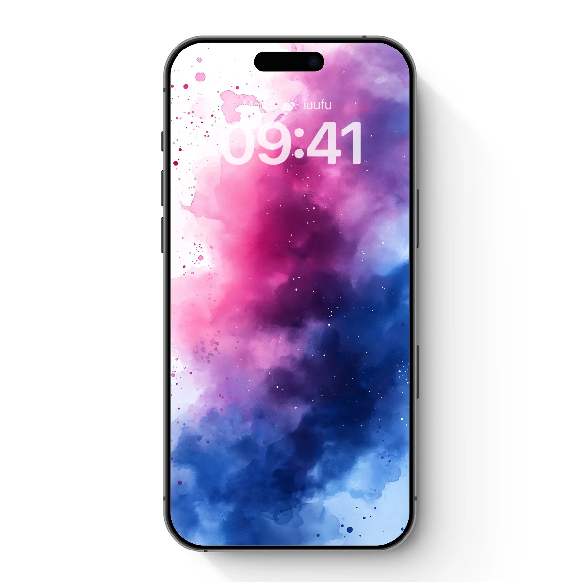 Cosmic Fusion: Pink and Blue Nebula Art