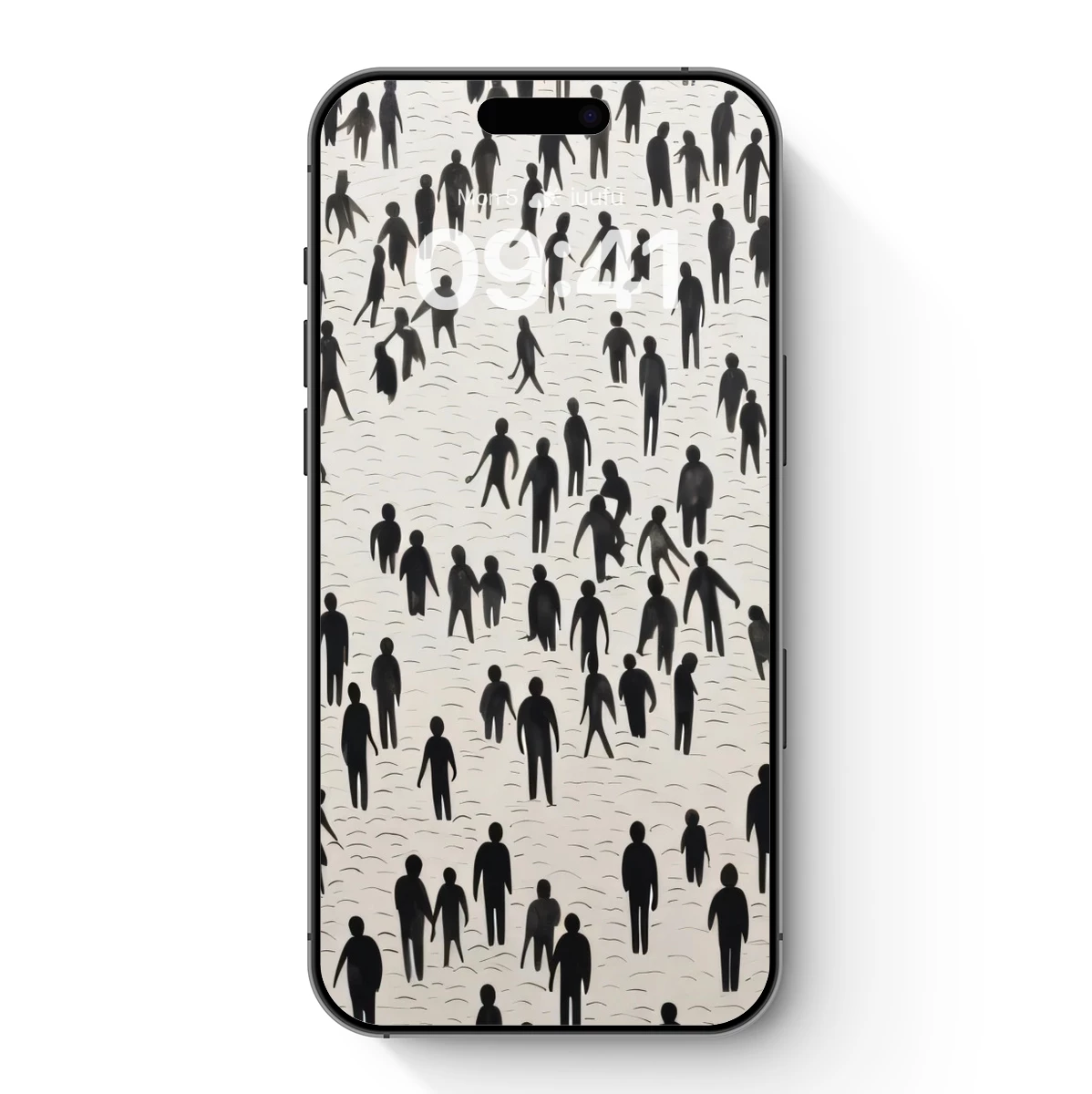 Crowd of Silhouettes: A Study in Unity and Isolation