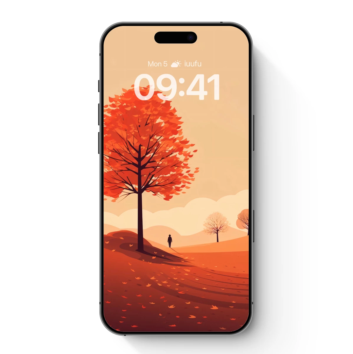 Autumn Solitude: A Walk Under the Crimson Canopy