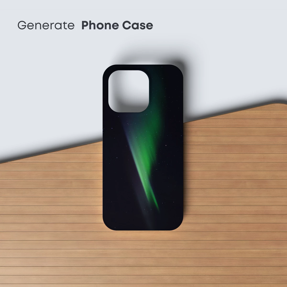 Aurora's Green Veil in Starlit Skies - Image 3