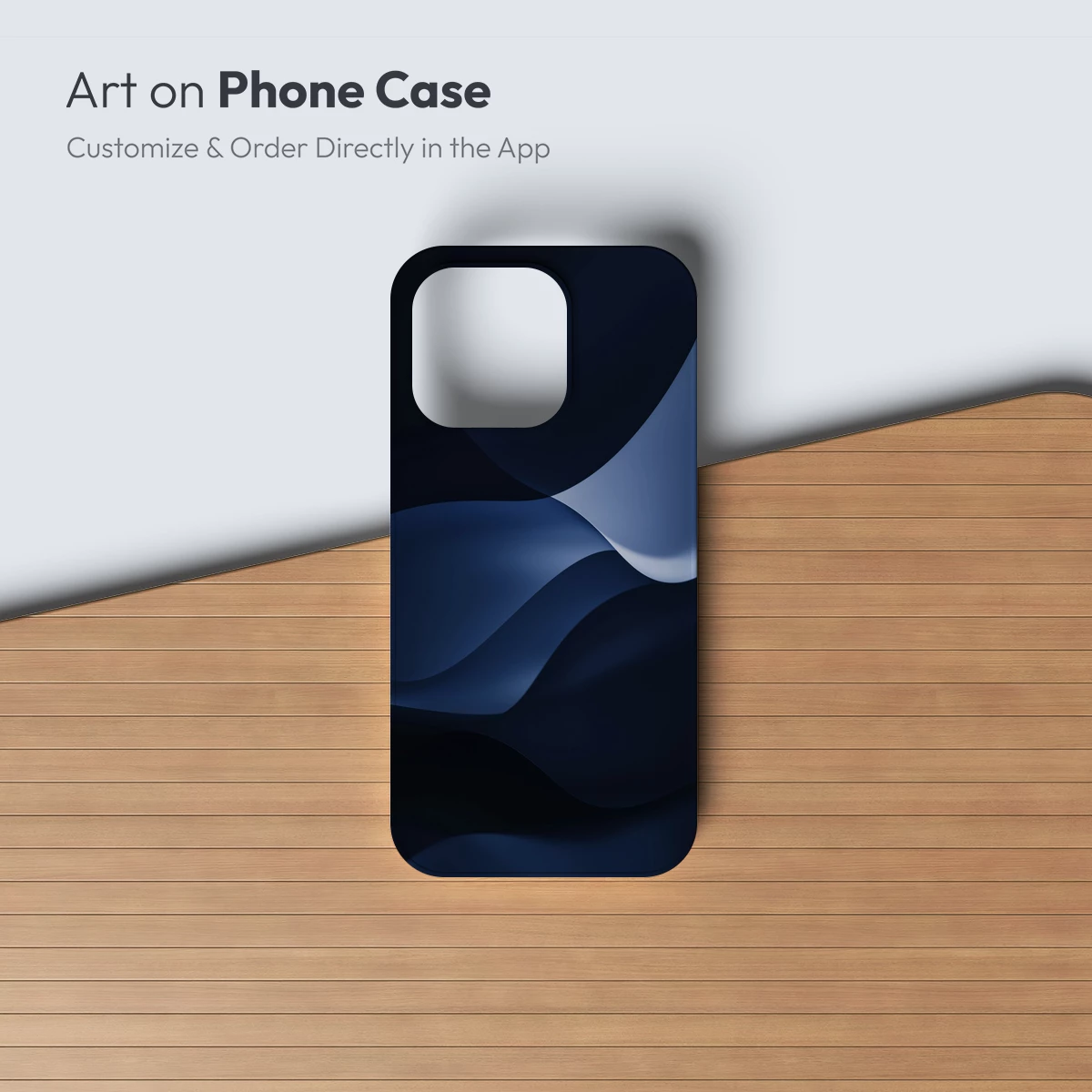 Ethereal Blue Waves: A Digital Abstract Symphony - Image 3