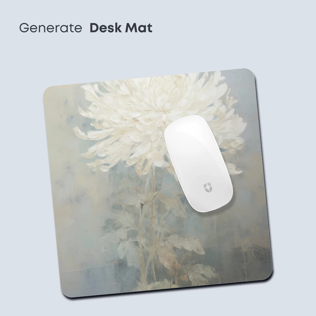 Ethereal White Chrysanthemum: Misty Floral Artistry - Image 4