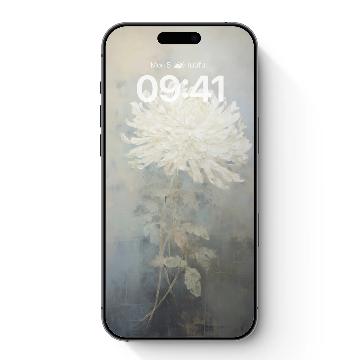 Ethereal White Chrysanthemum: Misty Floral Artistry