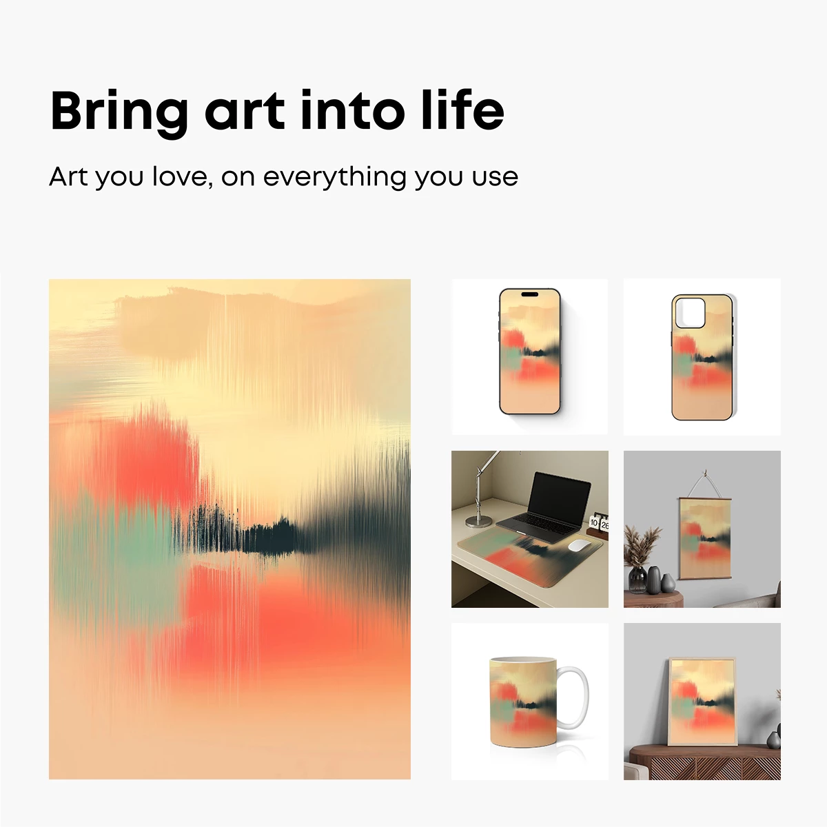 Abstract Sunset Symphony