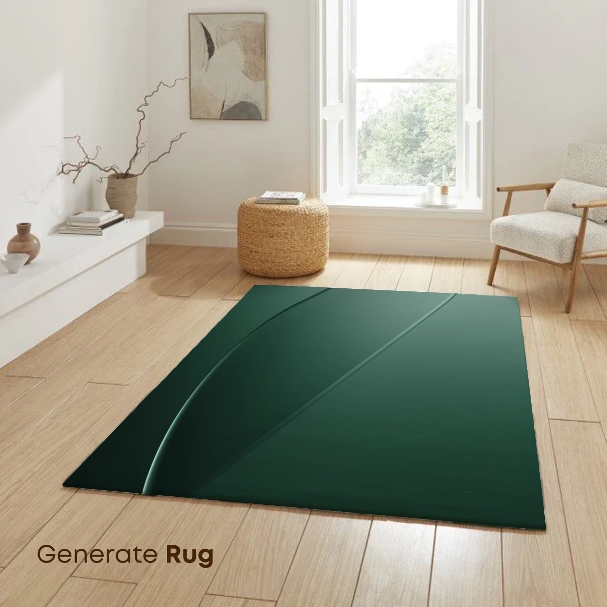 Ethereal Green Curves: A Digital Zen - Image 6