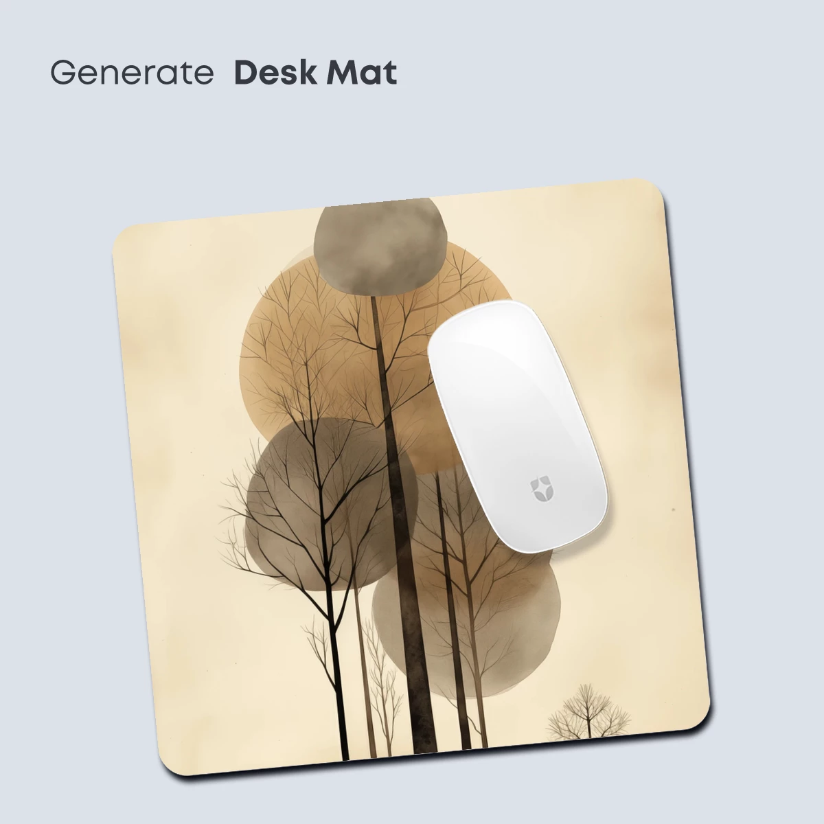 Ethereal Forest Circles: A Minimalist Odyssey - Image 4