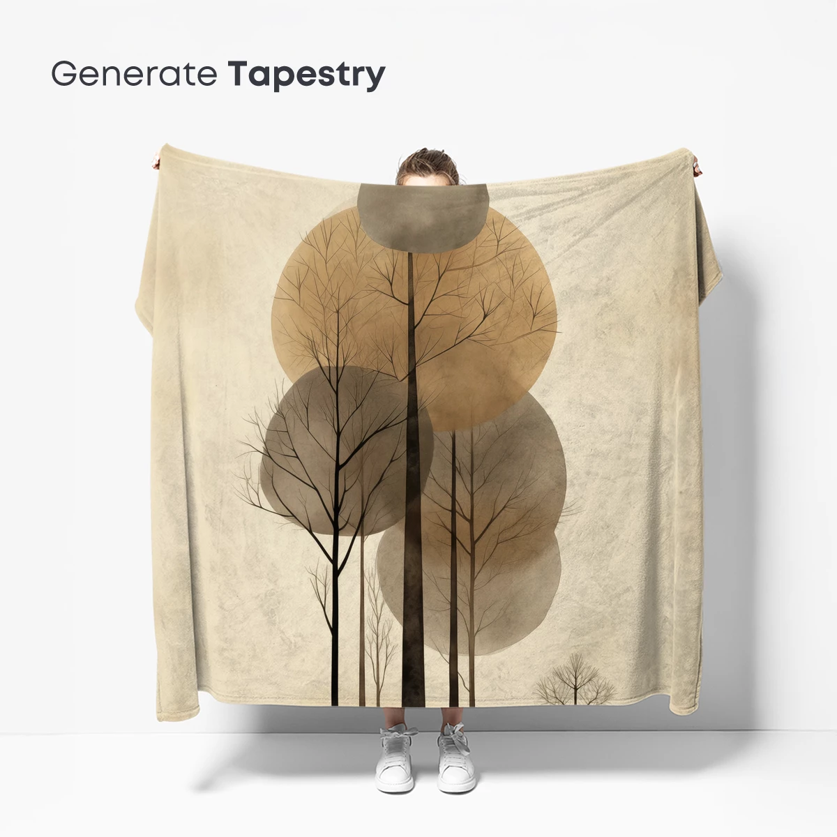 Ethereal Forest Circles: A Minimalist Odyssey - Image 5