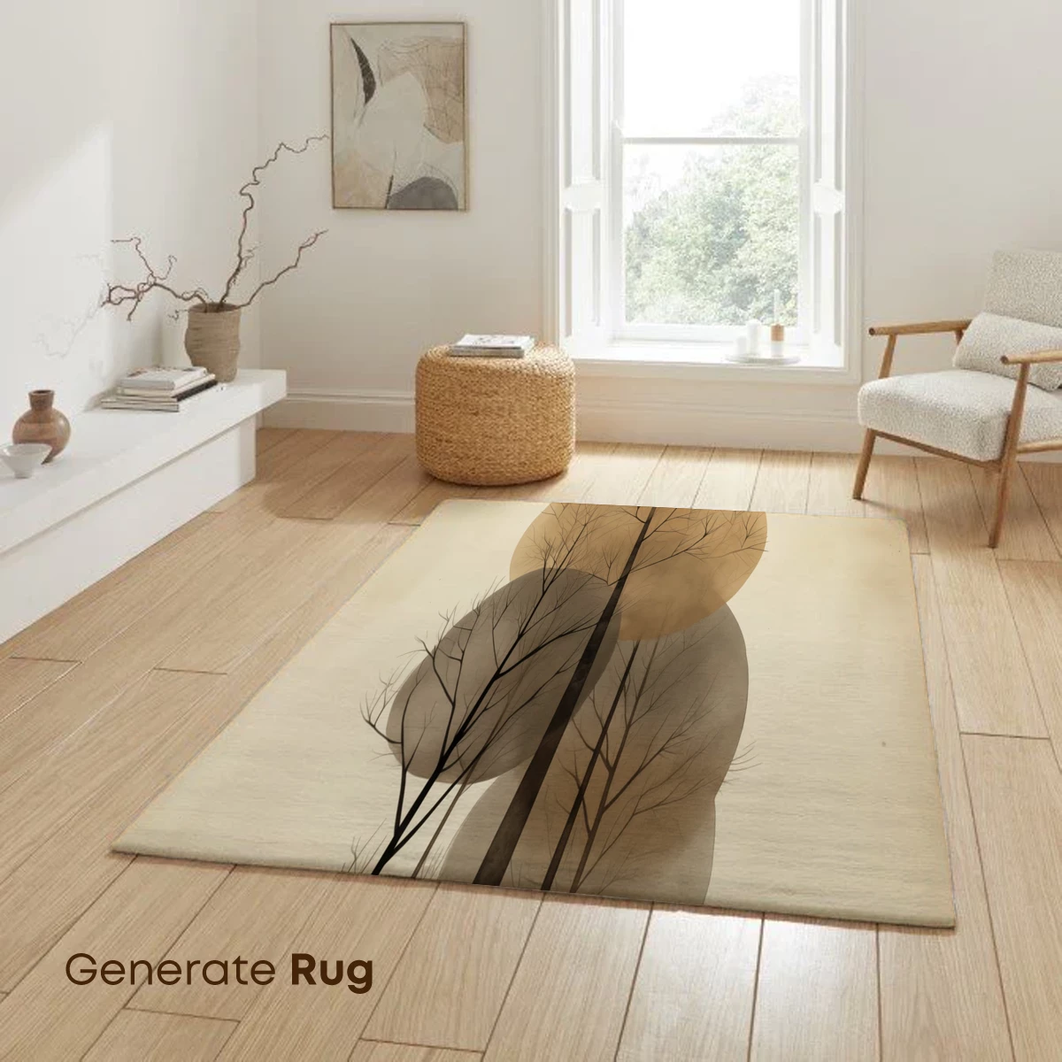 Ethereal Forest Circles: A Minimalist Odyssey - Image 6