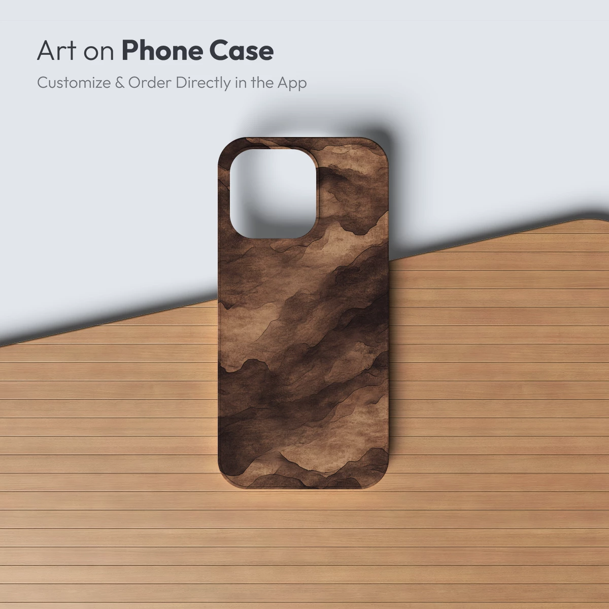 Earthy Tones Abstract Flow - Image 3