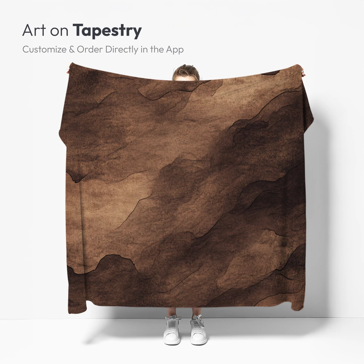 Earthy Tones Abstract Flow - Image 5