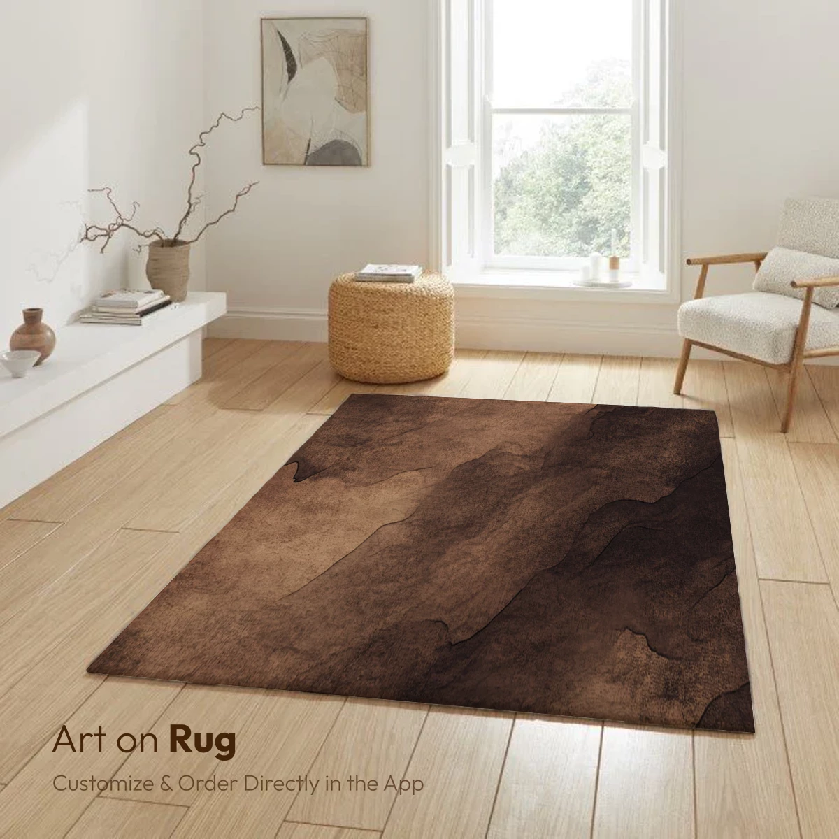 Earthy Tones Abstract Flow - Image 6