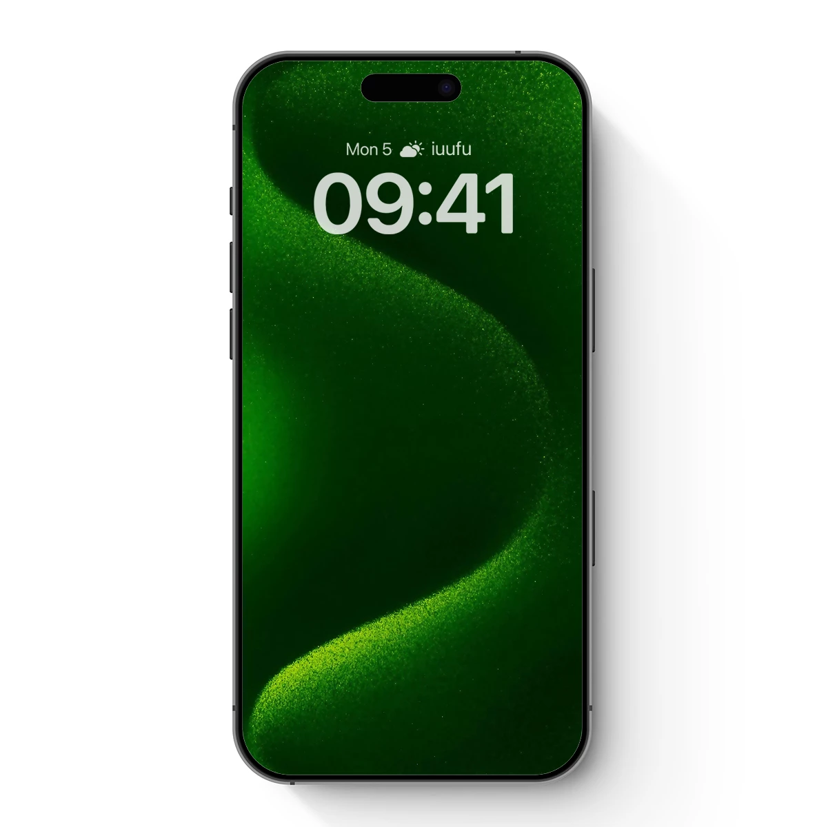 Emerald Whispers: Abstract Green Curves