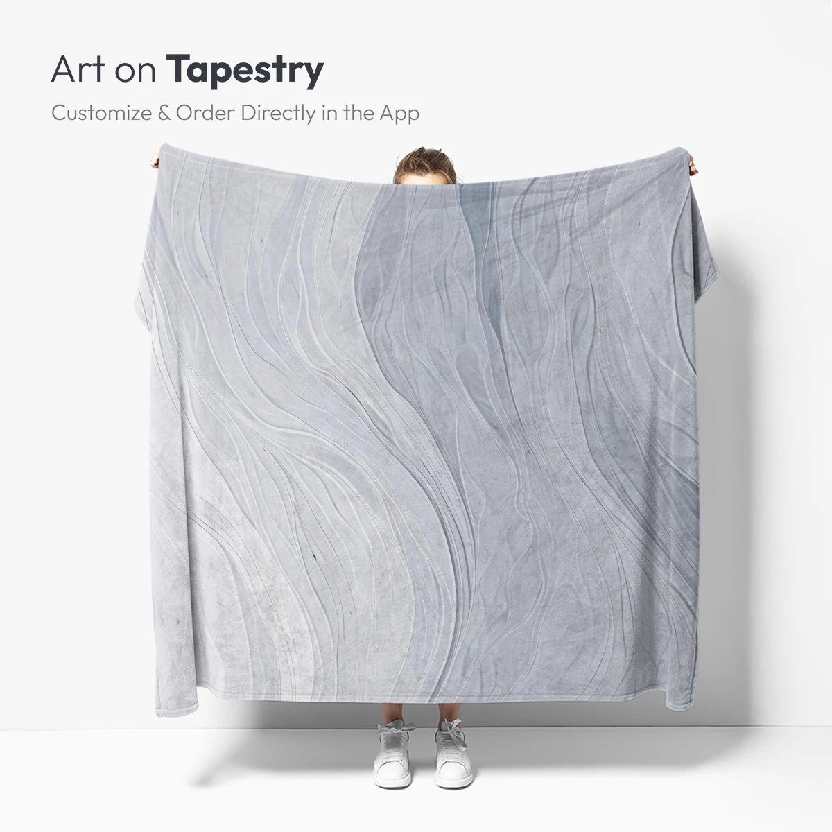 Ethereal Flow: Abstract Liquid Waves in Monochrome - Image 4