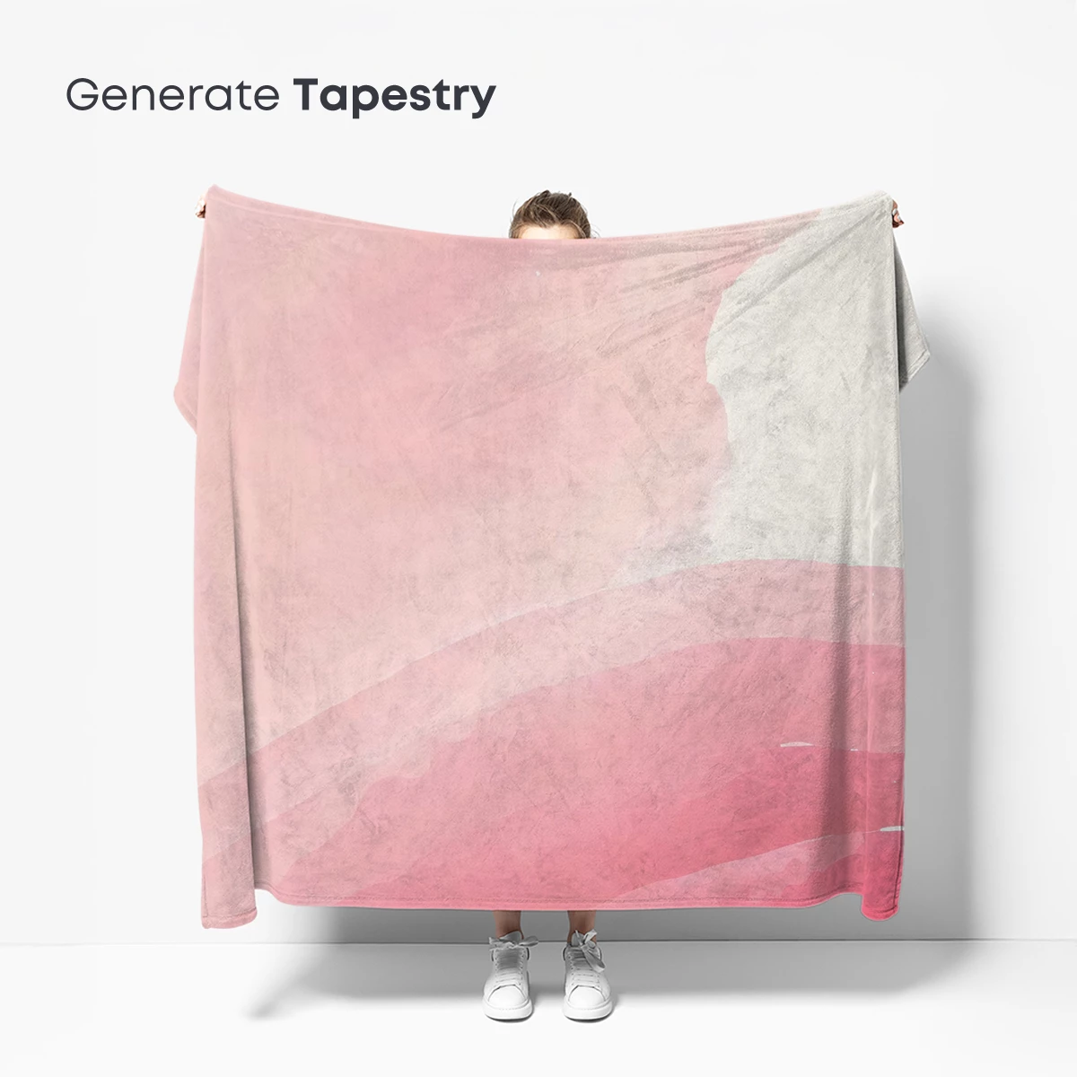 Blush Waves: Abstract Watercolor Flow - Image 5