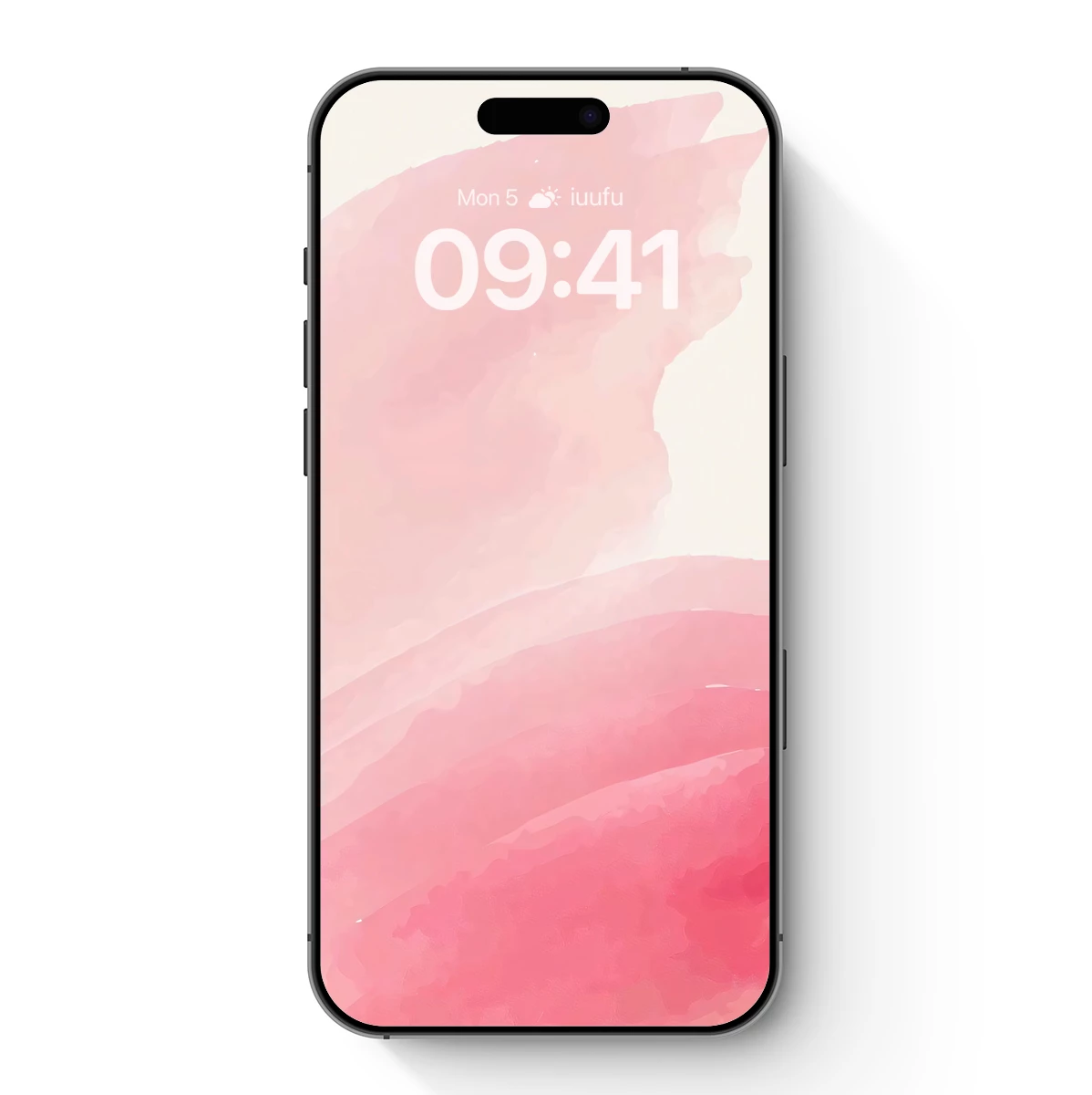 Blush Waves: Abstract Watercolor Flow