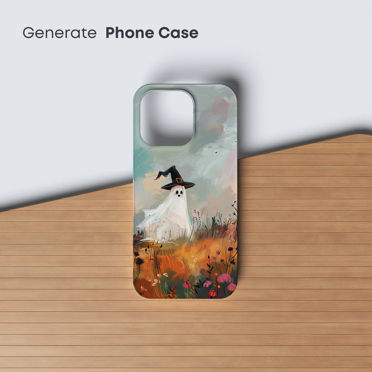 Ghostly Witch in Autumn Fields - Image 3