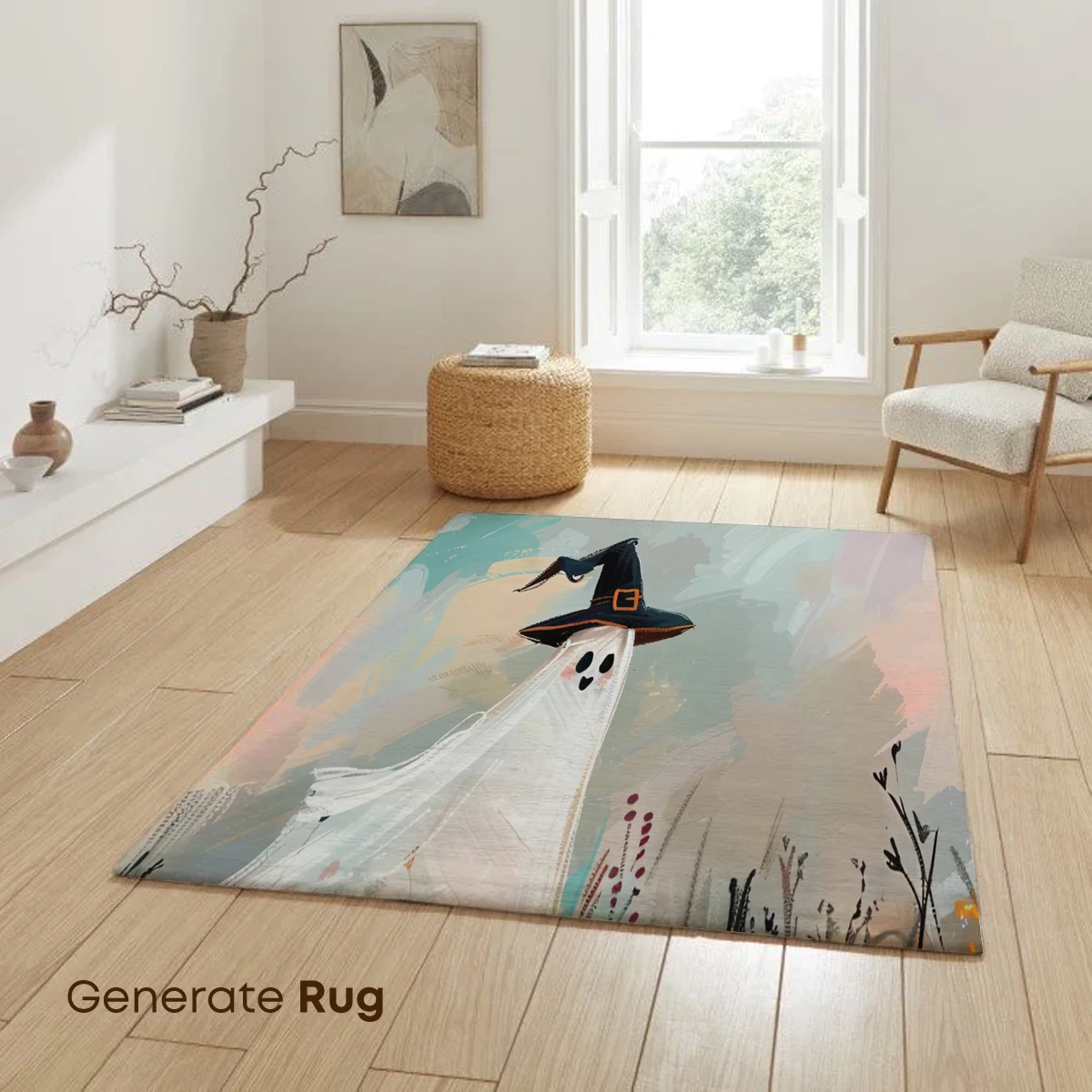 Ghostly Witch in Autumn Fields - Image 6