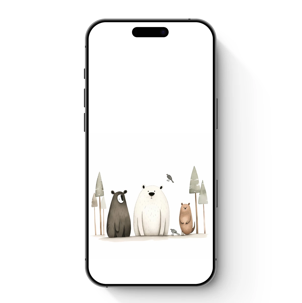 Forest Trio: Bears and Birds in Whimsical Harmony Forest Trio: Bears and Birds in Whimsical Harmony