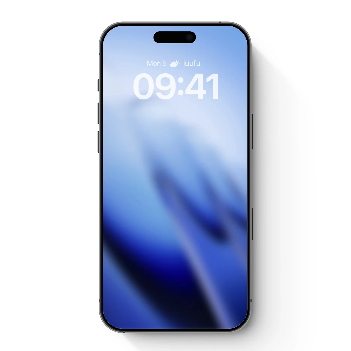 Blurred Blue Odyssey: A Digital Abstract Voyage