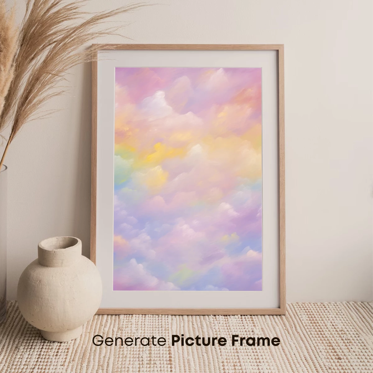 Pastel Cloud Symphony: Dreamy Sky Art - Image 7