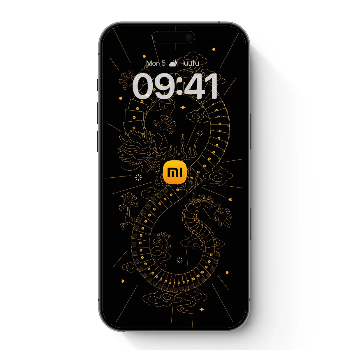 Golden Dragon Embrace: Xiaomi's Mythic Emblem