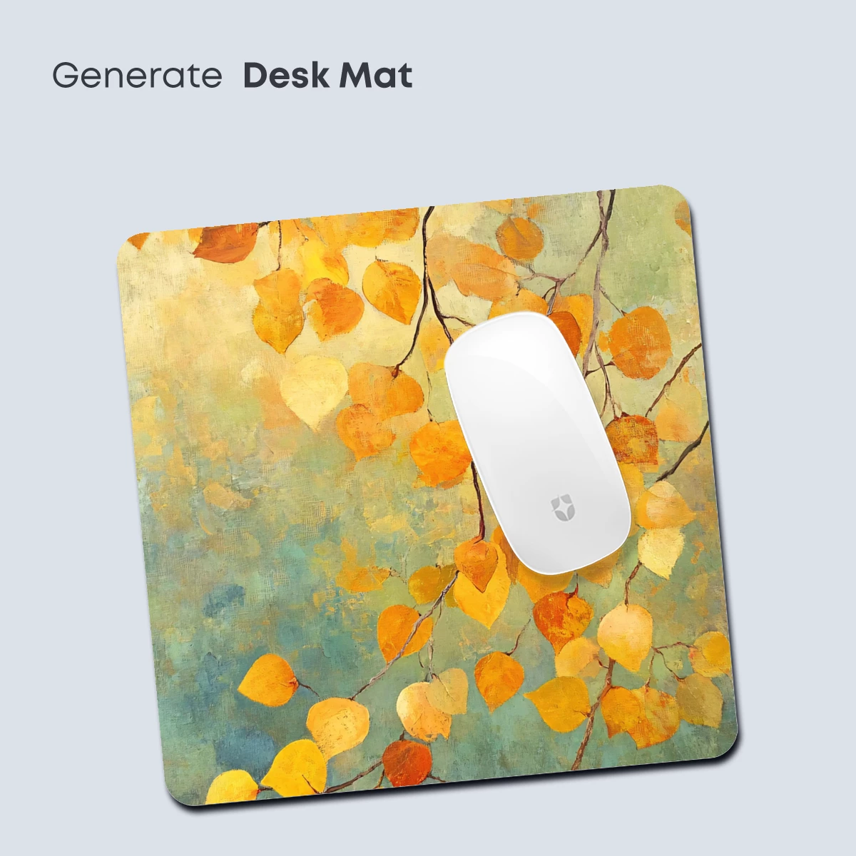 Autumn's Golden Whisper: Impressionist Leaves - Image 4