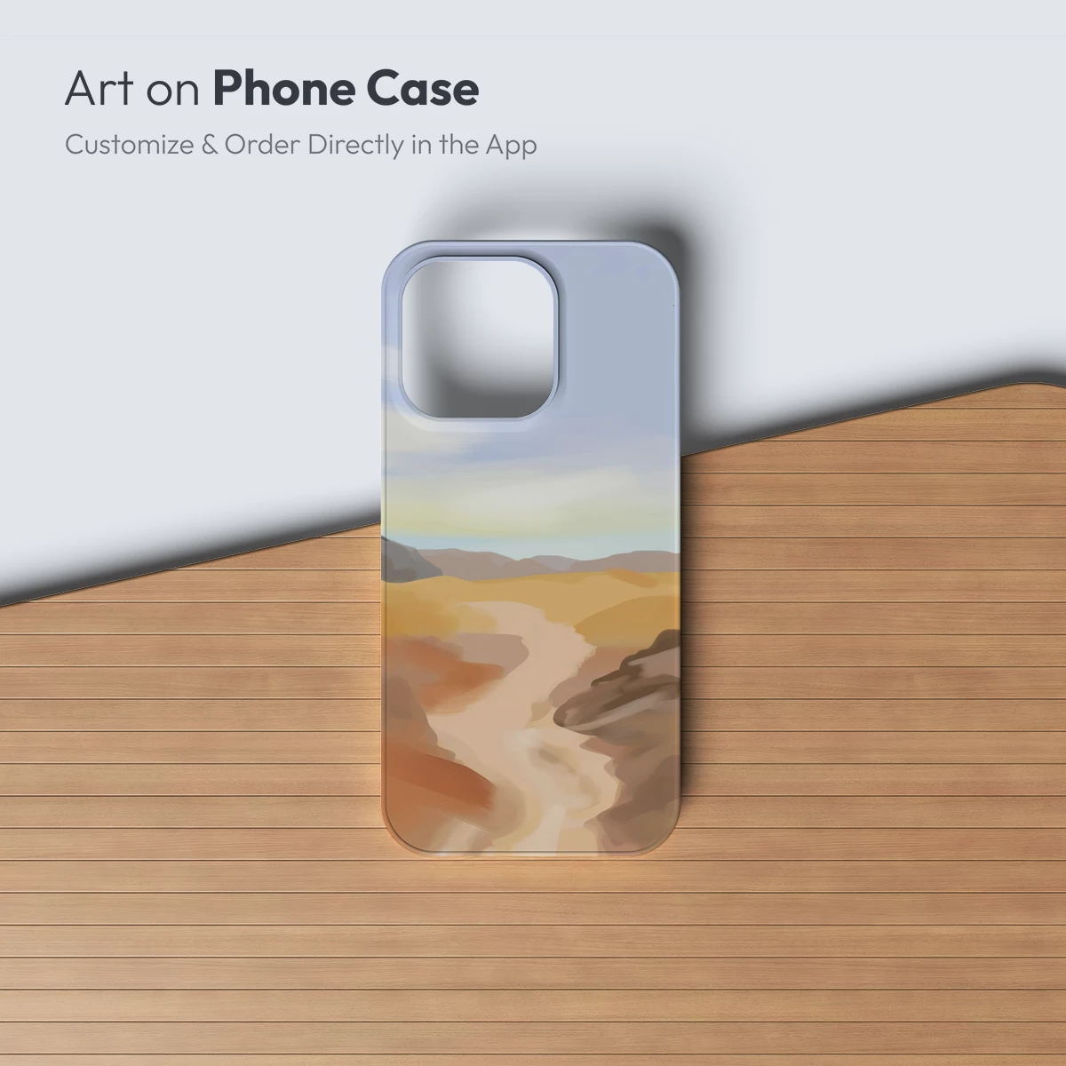 Desert Dune Odyssey: Abstract Landscape Art - Image 3